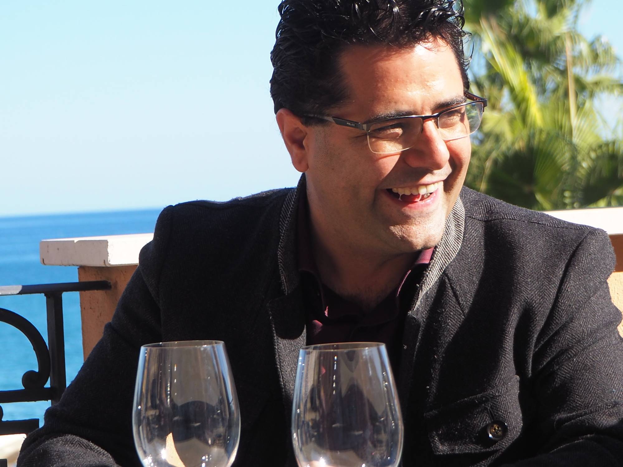 Antonio FernándezdeEbokaRestaurante enel Salón del Vino de Narbona