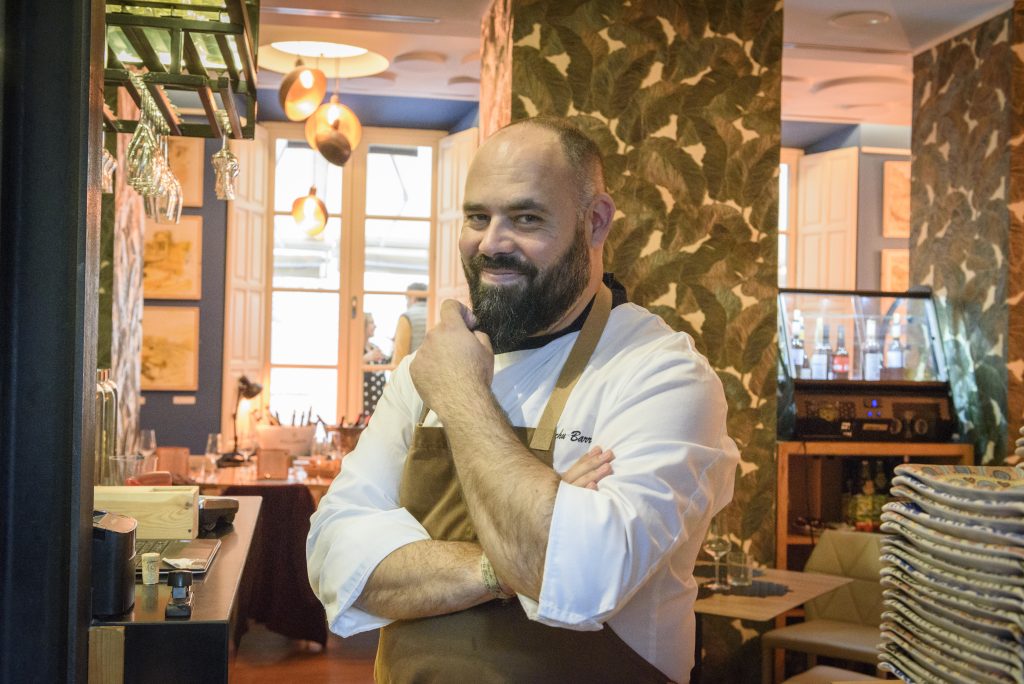 Pachu Barrera Jefe de Cocina de araboka restaurante en el centro de Málaga