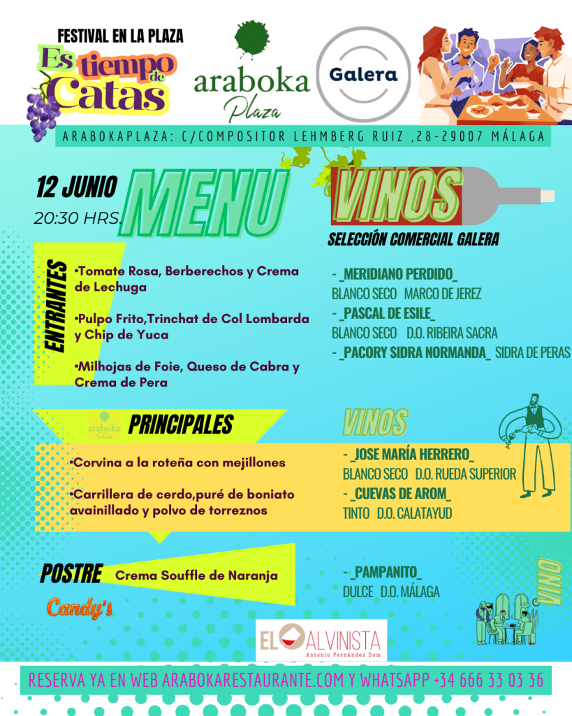 Primera Cata del verano 2025 en arabokaPLAZA de mano de Distribuciones Galera.